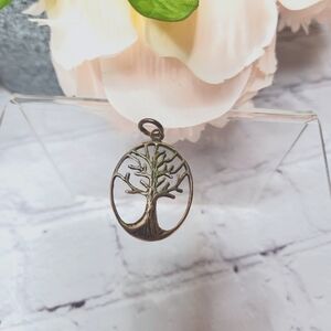 Silver 925 Tree Pendant Necklace